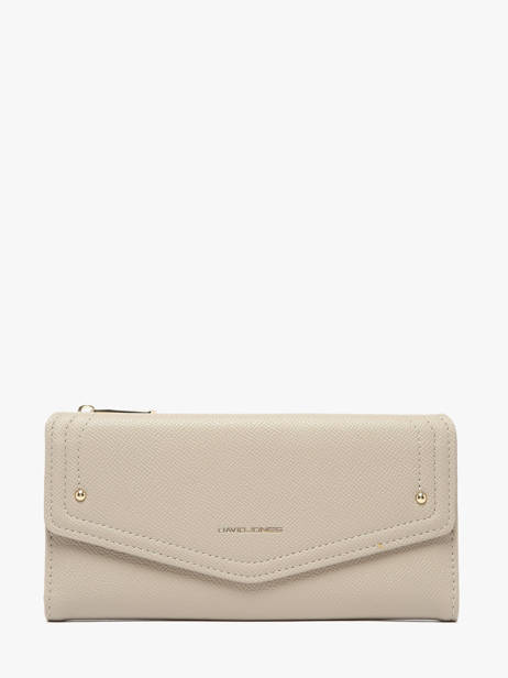 Wallet Saffiano David jones Beige saffiano P164