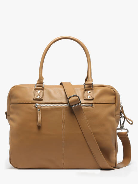 Shopping Bag Vintage Leather Nat et nin Beige vintage MACY other view 4