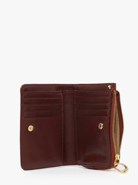 Wallet Leather Nat et nin Red vintage IZA other view 1