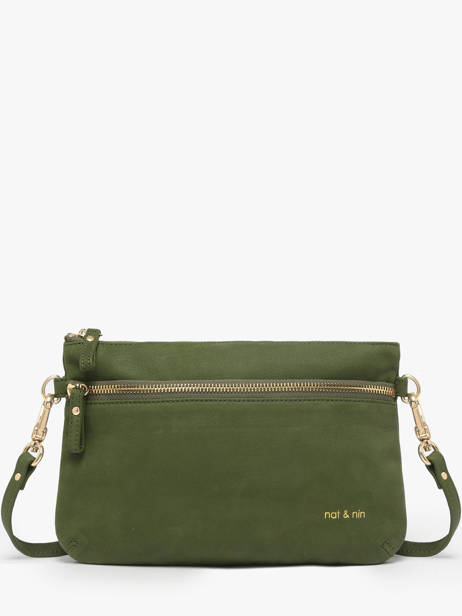 Leather Vicky Crossbody Bag Nat et nin Green vintage VICKY