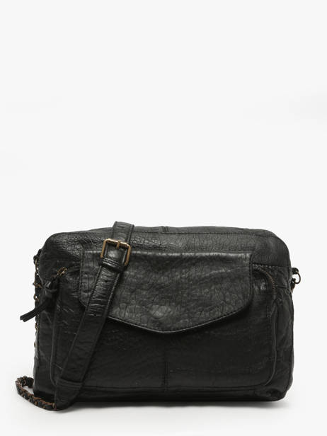 Leather Naina Crossbody Bag Pieces Black naina 17122474