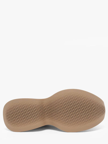 Platform Boots In Leather Michael kors Beige women RFS2S293 other view 4