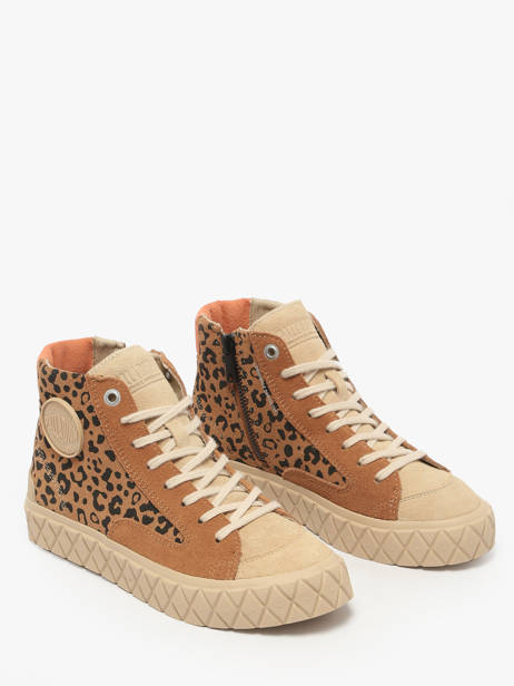 Sneakers In Leather Palladium Brown women 74320234 other view 1