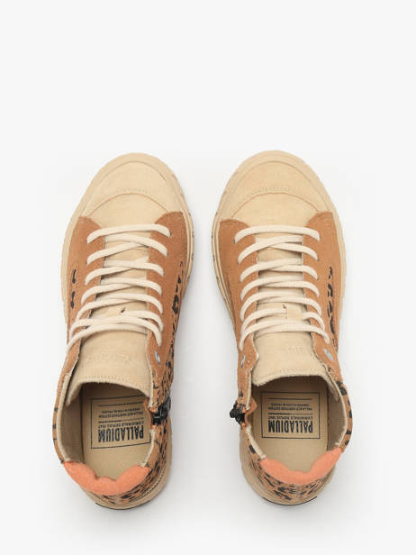 Sneakers In Leather Palladium Brown women 74320234 other view 3