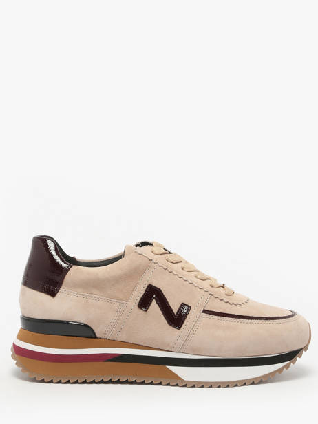 Sneakers En Cuir Nathan baume Beige women 52NS1603