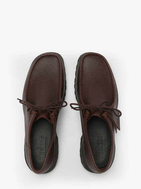 Derby Shoes In Leather Clarks Brown men 26183314 other view 3