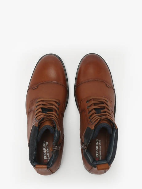 Boots In Leather Redskins Brown men SPICY other view 3