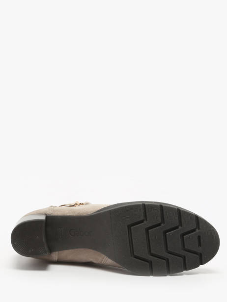 Heeled Boots In Leather Gabor Gray women 39 other view 4