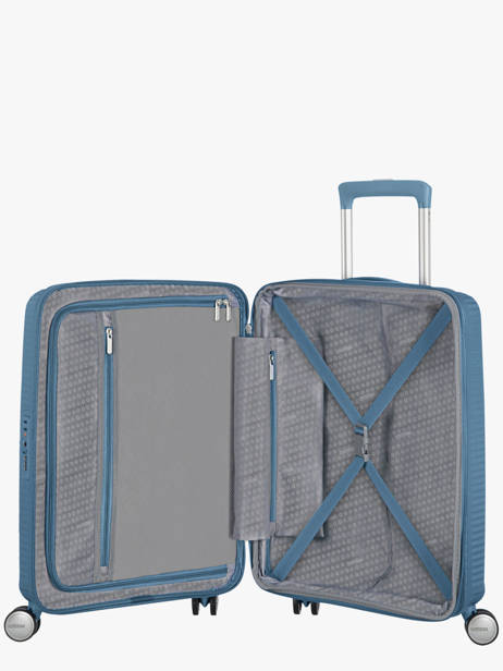 Soundbox Cabin Luggage American tourister Blue soundbox 32G001 other view 4