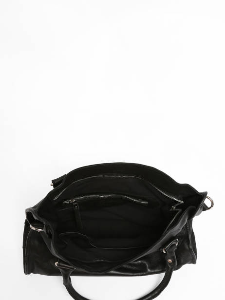 Sac PortÃ© Main Cuir Basilic pepper Noir glam BGLA22 vue secondaire 4