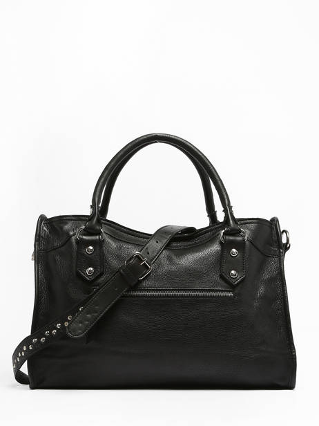 Sac PortÃ© Main Cuir Basilic pepper Noir glam BGLA22 vue secondaire 5