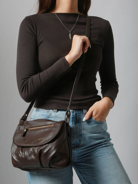 Shoulder Bag Vintage Leather Nat et nin Brown vintage JEN other view 1