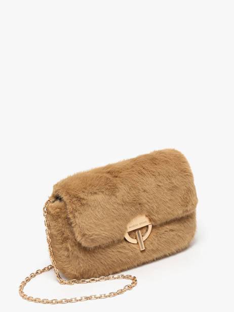 Sac Bandoulière Moon M En Fausse Fourrure Vanessa bruno Beige moon 30V40533 vue secondaire 2