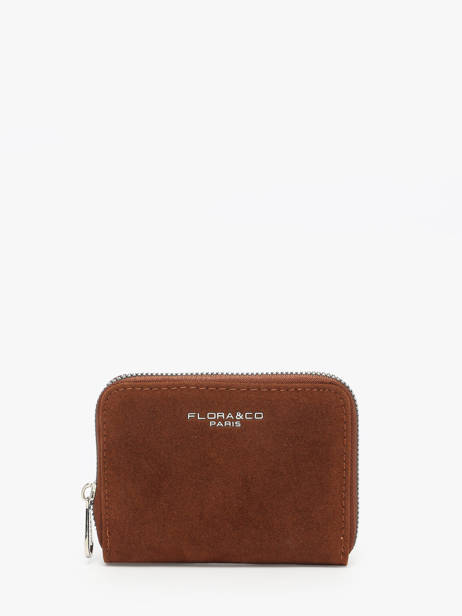 Porte-monnaie Miniprix Marron velvet F8809