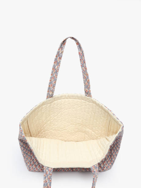 Shoulder Bag Floral Cotton Bindi atelier Multicolor floral MS other view 3