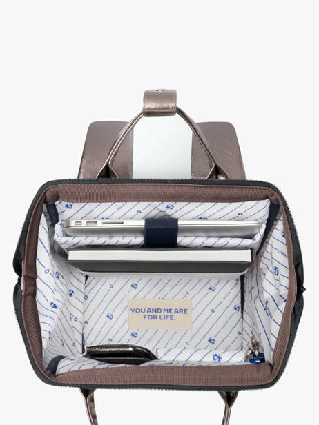 Customisable Backpack Adventurer Medium Cabaia Brown adventurer BAGS other view 2