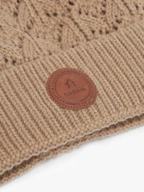 Bonnet Cabaia Marron hats PEGUCLUB vue secondaire 1