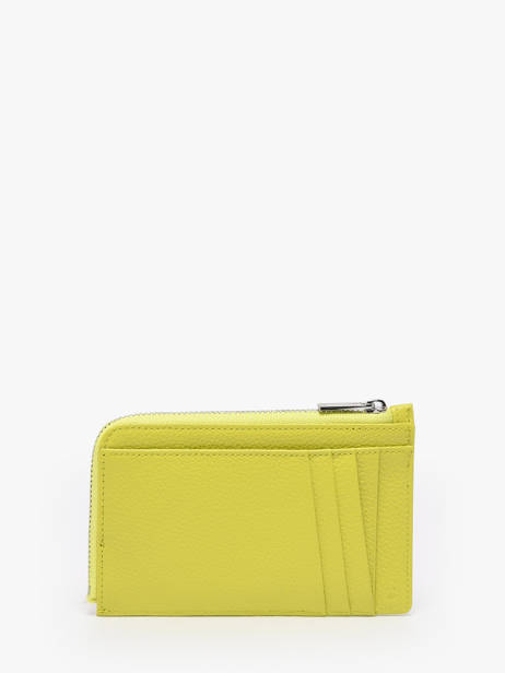 Leather Emilie Card Holder Le tanneur Yellow emily TEMI3553 other view 2