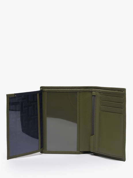 Leather Martin Wallet Le tanneur Green martin C529T-U7 other view 2