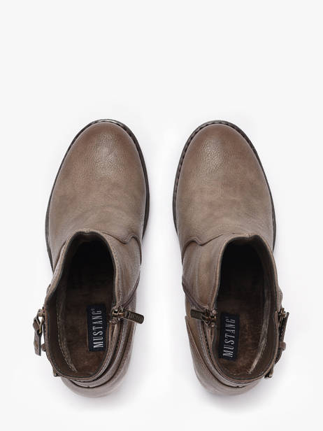 Heeled Boots Mustang Beige women M0182004 other view 3