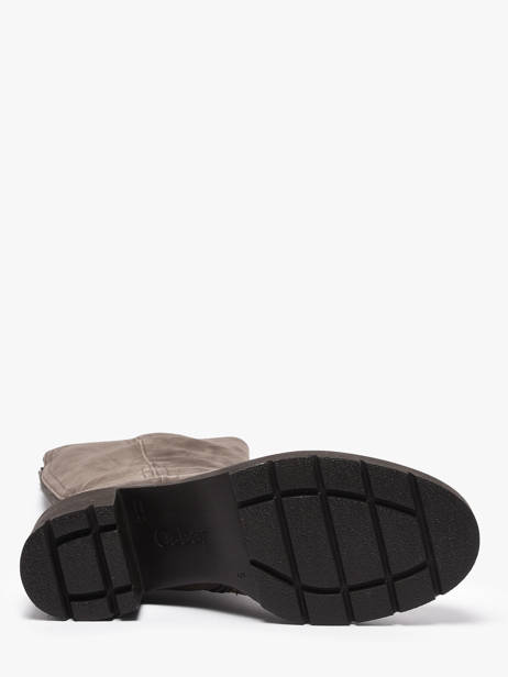 Bottes à Talon En Cuir Gabor Gris women 10 vue secondaire 4