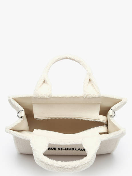 Rue St Guillaume Shearling Tote Bag Karl lagerfeld White rsg A4W50013 other view 3