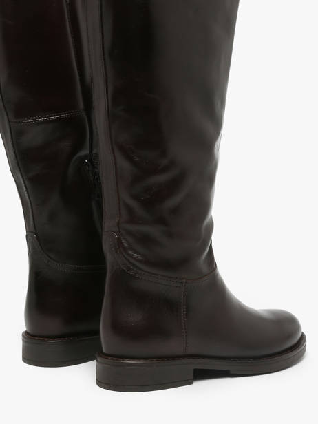 Boots In Leather Mjus Brown women L92304 other view 2