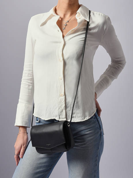Sac Bandoulière Charlotte Cuir Le tanneur Noir charlotte TOTT3C01 vue secondaire 1