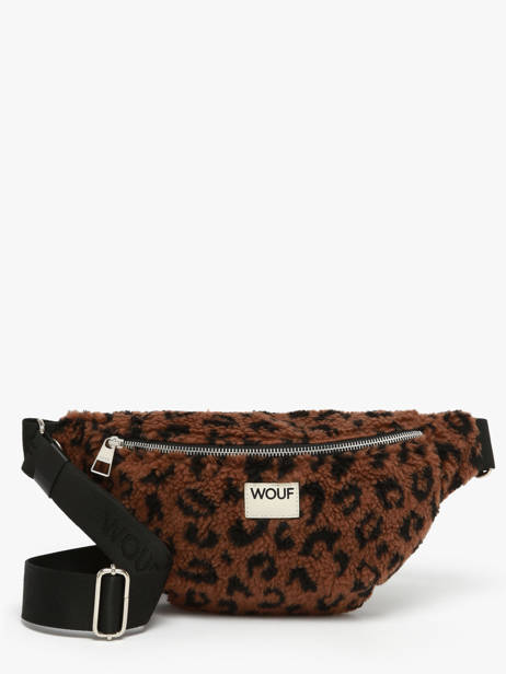 Belt Bag Wouf Brown teddy BW250030