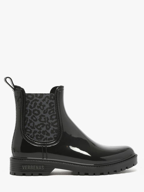 Rain Boots Verbenas Black women 60020988