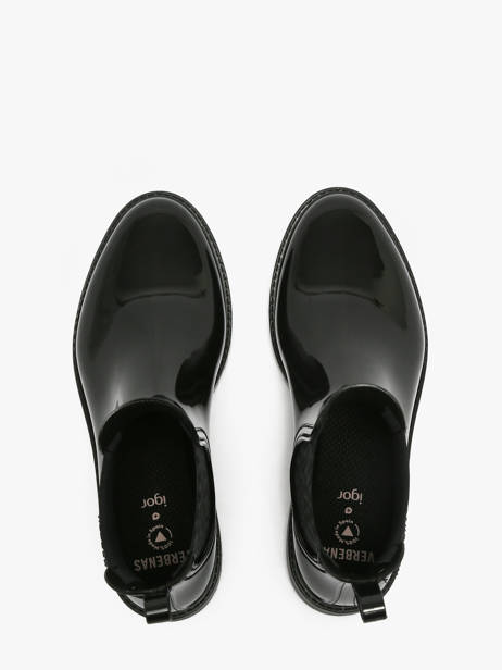 Rain Boots Verbenas Black women 60020988 other view 3