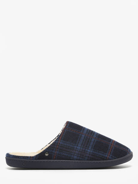 Chaussons Isotoner Blue men 98032 other view 3