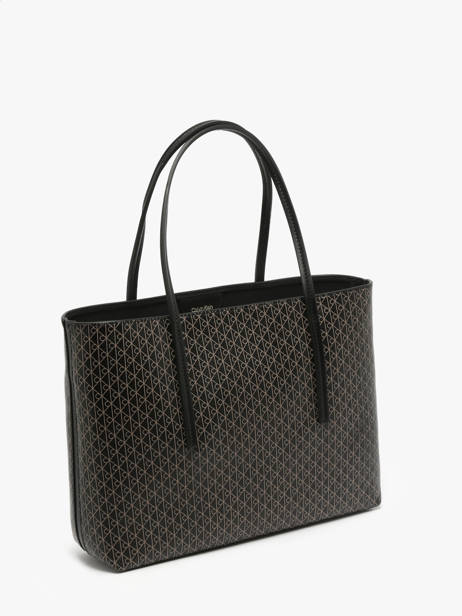 Sac Porté épaule Coated Emblem Calvin klein jeans Noir coated emblem 4F3267G vue secondaire 2