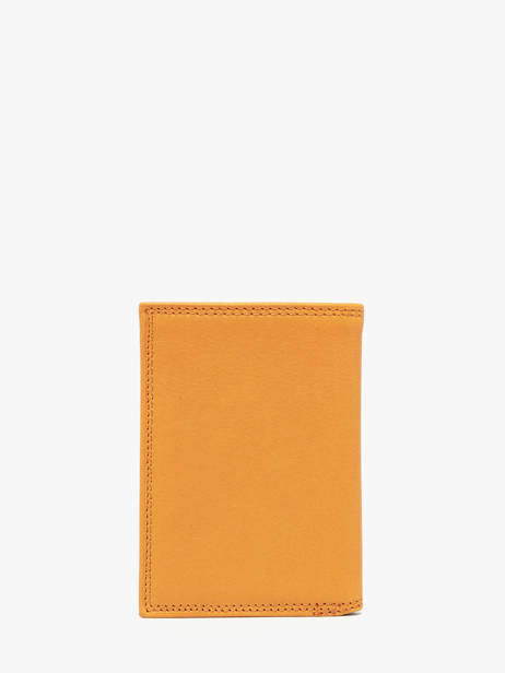 Porte-cartes Marina Cuir Katana Jaune marina 753038 vue secondaire 2