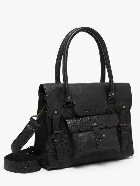 Sac Lerive Gauche M  Cuir Paul marius Noir vintage M vue secondaire 2