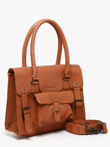 Shopper Vintage Leather Paul marius Brown vintage M other view 2