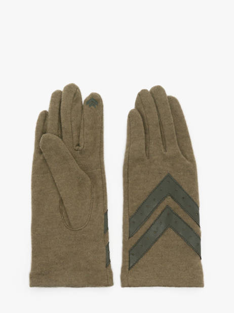 Gloves Isotoner Green women gloves 85229