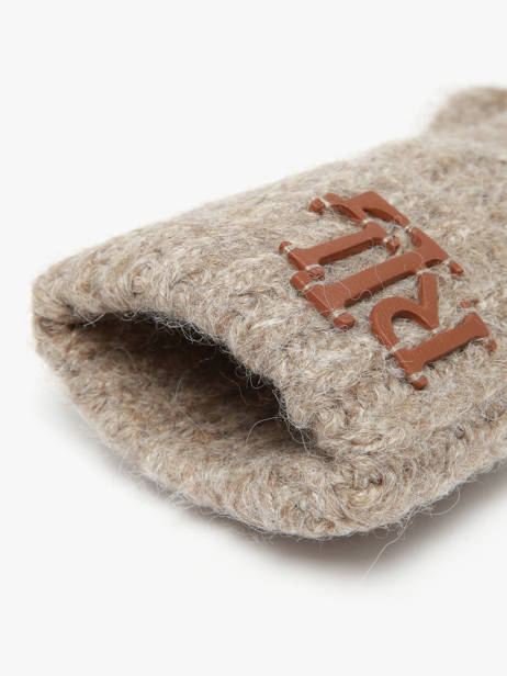 Gloves Lauren ralph lauren Beige textile 54P04470 other view 1