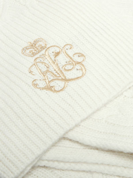 Écharpe Lauren ralph lauren Beige textile 54P04467 vue secondaire 1