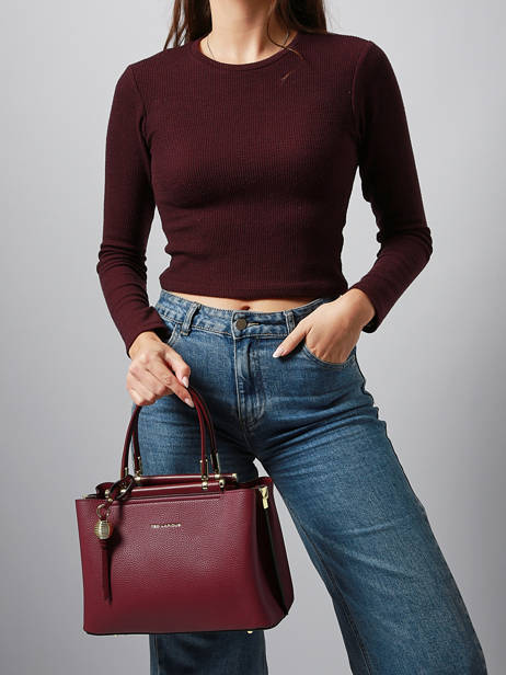 Sac Ã  Main Azalie Ted lapidus Violet azalie TLHF9583 vue secondaire 1