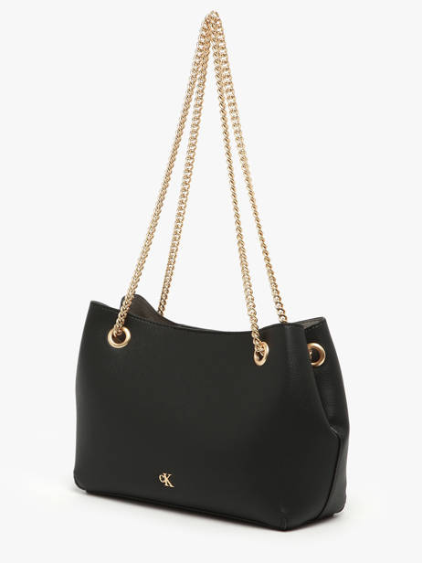 Sac Porté épaule Minimal Mono Polyester Recyclé Calvin klein jeans Noir minimal mono 4F3205G vue secondaire 2