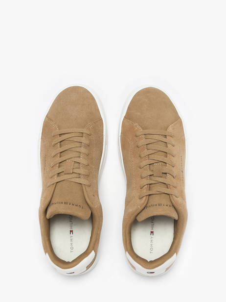 Sneakers In Leather Tommy hilfiger Brown men 5716AEI other view 3