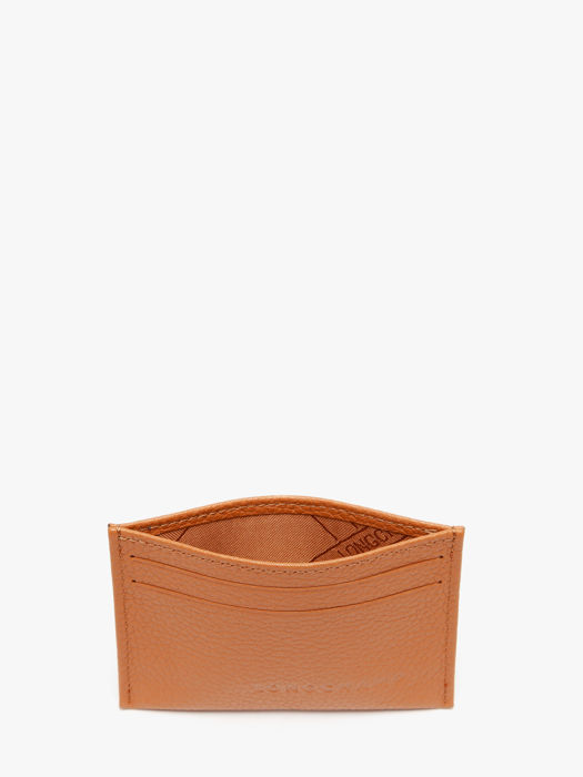 Longchamp Le foulonné Bill case / card case Orange