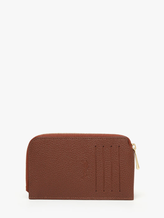 Longchamp Le foulonné Bill case / card case Brown