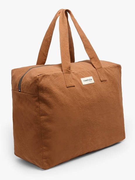 Shoulder Bag Timeless Cotton Rivedroite Brown timeless ELZEVTIM other view 1