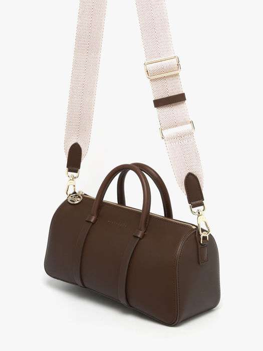Longchamp Daylong chevron Handbag Brown