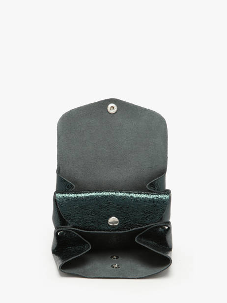 Leather Le Gustave M Coin Purse Paul marius Green minuit GUSTMMIN other view 1