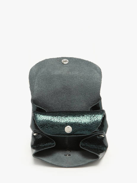 Leather Le Gustave Minuit Coin Purse Paul marius Green minuit GUSTAMIN other view 1