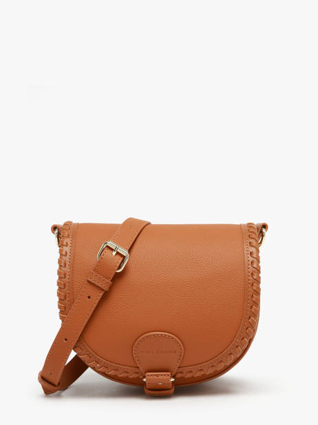 Small Leather Bobo Crossbody Bag Paul marius Blue vintage S