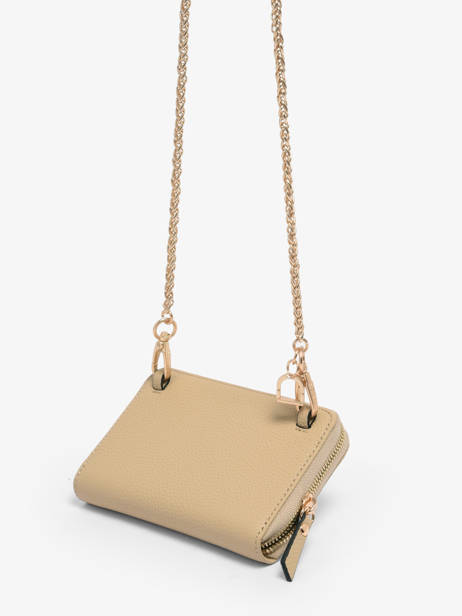 Wallet Equestre Leather Etrier Beige equestre EEQT090M other view 2